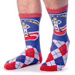 Space Camp Argyle Socks - ADULT