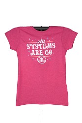 Systems Go Space Camp Girl JR Cap Sleeve Tee