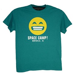 Emoji Space Camp Face Tee