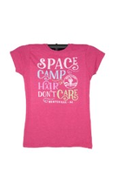Space Camp Hair Girl JRs Tee