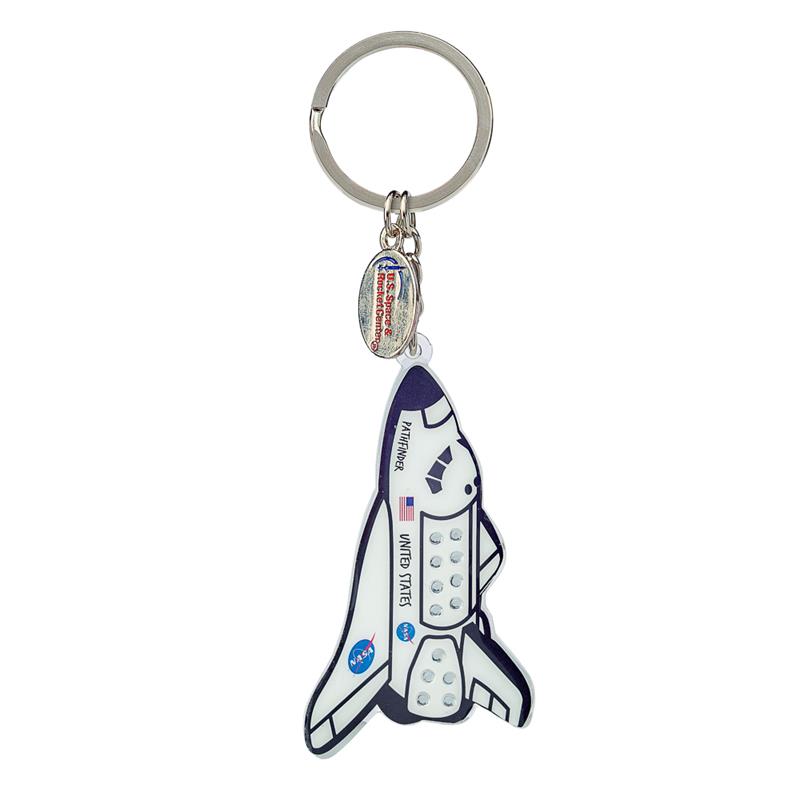 Shuttle Metal Dangle Keychain,KEY253/DS21090-C2