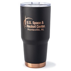 Rocket Center 30oz Black/Copper Tumbler