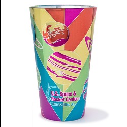 Rocket Center 16oz Metallic Pint