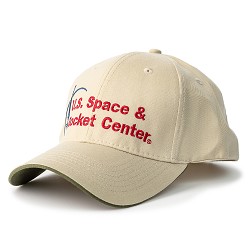 Rocket Center Logo Moon & Rocket
Poly/Cotton Cap/Contrast