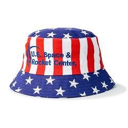 Stars & Striped Cotton Bucket Hat