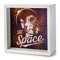 I Need More Space Astronaut Light Box