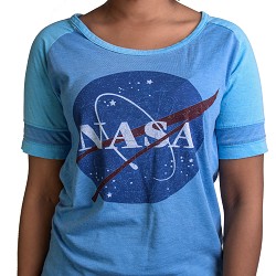 NASA Meatball Football T-Shirt