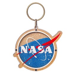 NASA Beaded Keychain