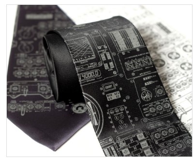Apollo Cockpit Silk Necktie