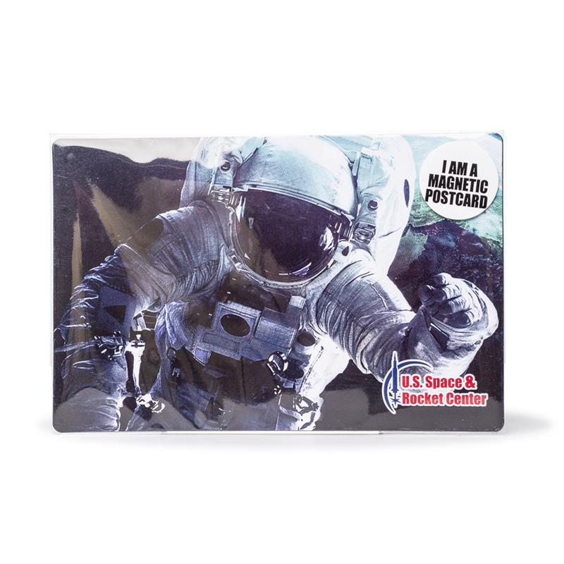 Astronaut in Space Magnetic Postcard,55186