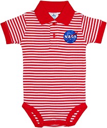 NASA Vector Stripe Polo Bodysuit