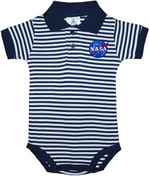 NASA Vector Stripe Polo Bodysuit