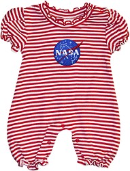 NASA Vector Stripe Bubble Romper