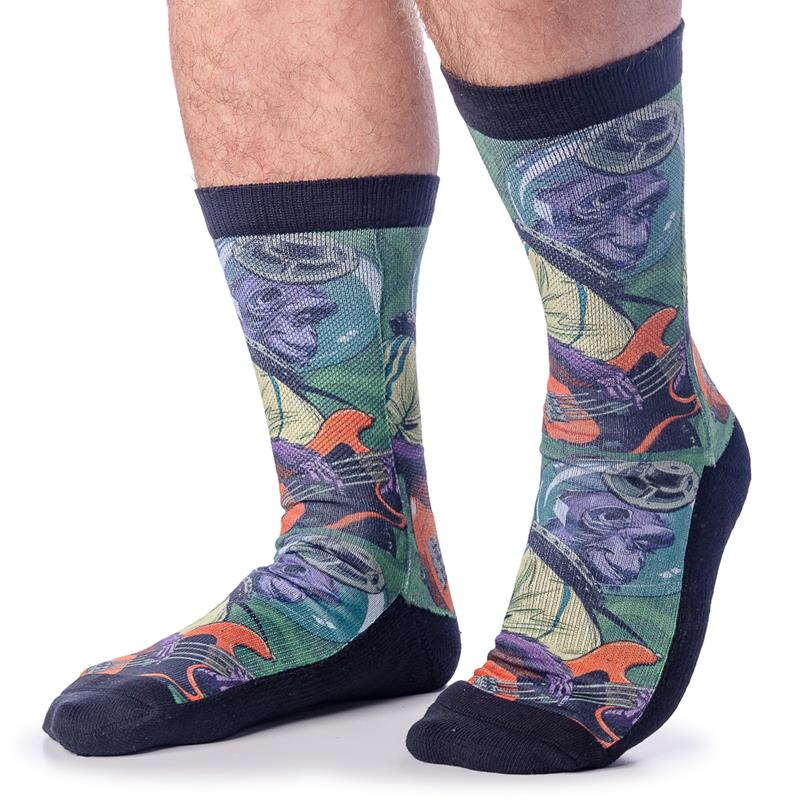 Rockin Space Chimp Socks,4141