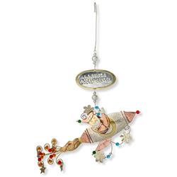 Santa's Space Rocket Ornament