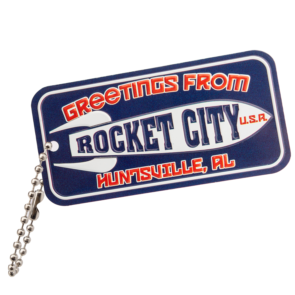 Rocket City License Plate Keychain,ROCKET CITY USA,DS23822-C1/NOV999