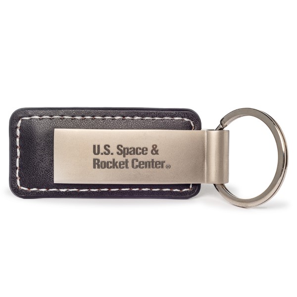Rocket Center Copper & Leather Keychain,ROCKET CENTER,DS23814-C1/KEY373