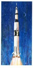 Moon Dreams 6"x12" Flat Print