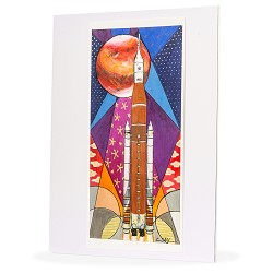 Mars Dreams 6"x12" Flat Print