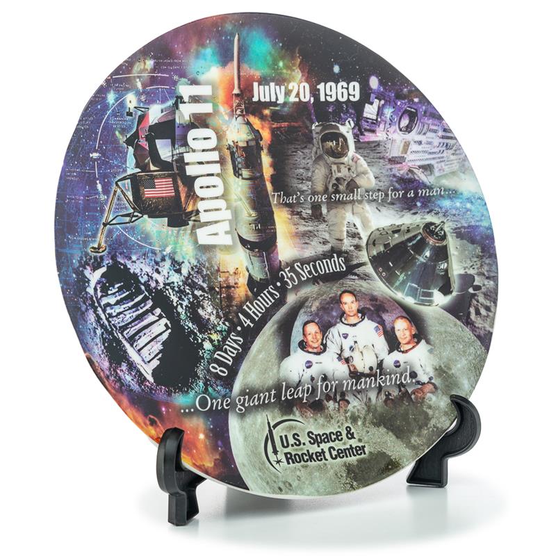 Apollo 11 Collage 7 Plate,50TH ANNIVERSARY,09/9263 IMP