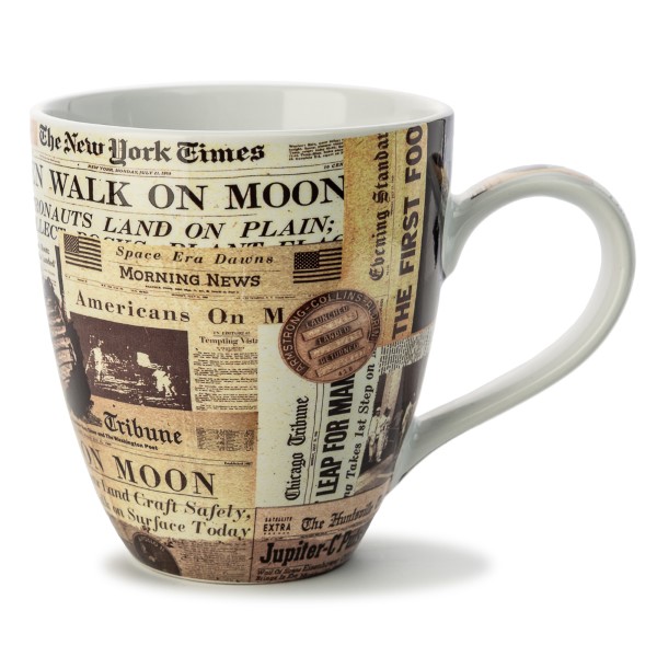 Newspaper Art Mug,50TH ANNIVERSARY,02/8793 IMP