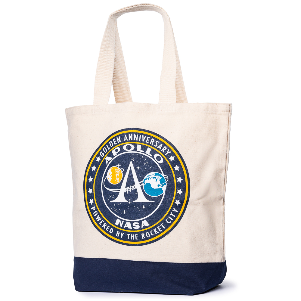 Apollo 50th Powered by Rocket City Tote Bag,50TH ANNIVERSARY,S135301/BG007
