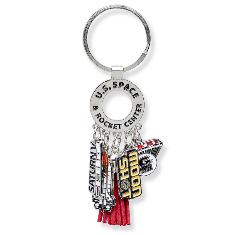 Rocket Center Dangle Keychain,KEY266/DS23821-C2