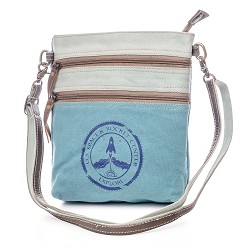 Rocket Center Cross Body Canvas Bag