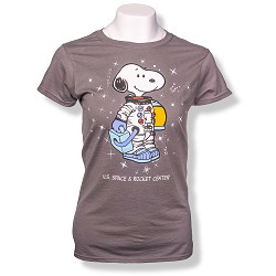 Galaxy Peanuts Ladies T-Shirt