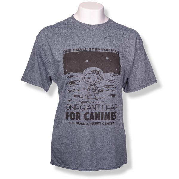 Canine Leap Peanuts T-Shirt,PEANUTS,G5000