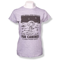 Canine Leap Peanuts Ladies T-Shirt