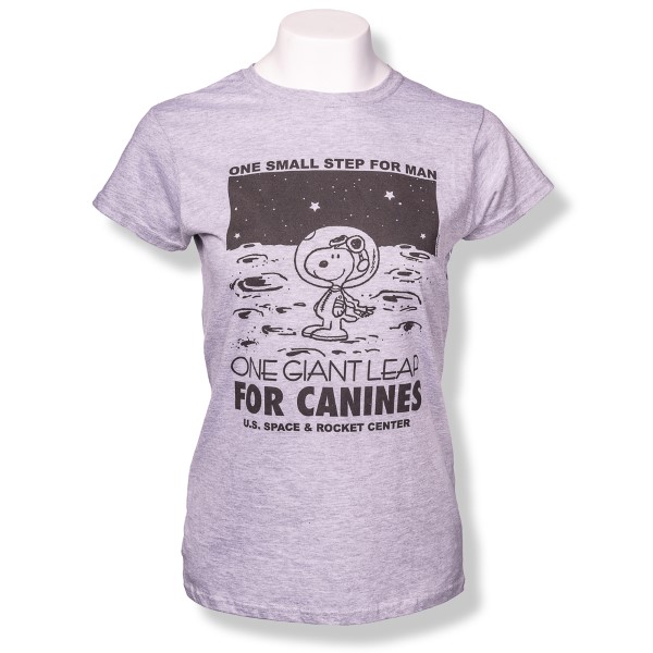 Canine Leap Peanuts Ladies T-Shirt,PEANUTS,G64000L