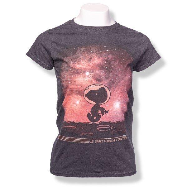 Moon Walker Peanuts Ladies T-Shirt,PEANUTS,G5000