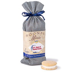 Gingham Bag Vanlla Blue with 8 Vanilla Minis