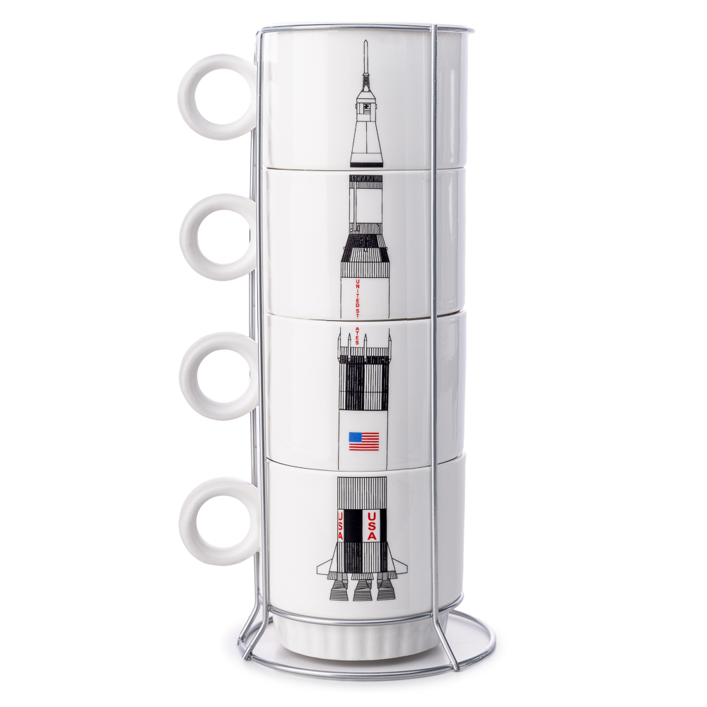 Saturn V Nesting Cup Set,ROCKET CENTER,DS24728/CER151