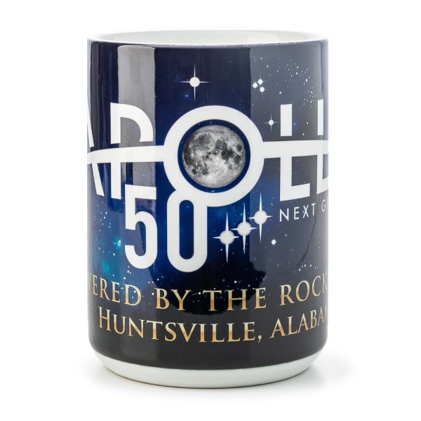 Powered by Rocket City 15oz Mug,50TH ANNIVERSARY,01/7158 DOM