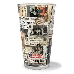 Newspaper Pint Glass