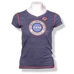 NASA Vector P51 Girl's Peached T-Shirt