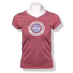 NASA Vector P51 Girl's Peached T-Shirt