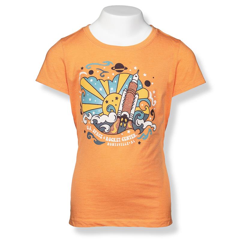 Color Max Rocket Girls Cap Sleeve T-Shirt,S16771-K/506C