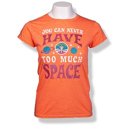 Too Much Space Camp Jrs Cap Sleeve T-Shirt