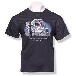Night Moon Landing T-Shirt