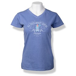 Cheery Shuttle Ladies V-Neck T-Shirt