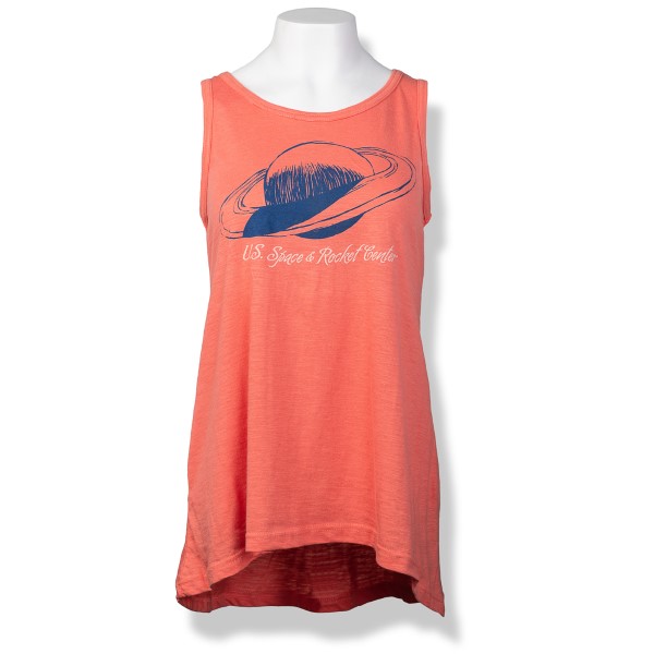 Saturn Ladies Slub Flared Tank Top,S1319710/85031/7417