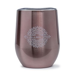 Gold Mandala Wine Tumbler