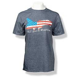 Patriotic Shuttle Euro-Fit Men's T-Shirt