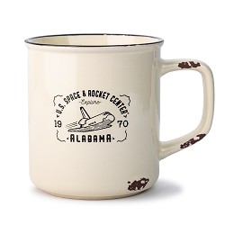 Shuttle Distressed Camp Mug