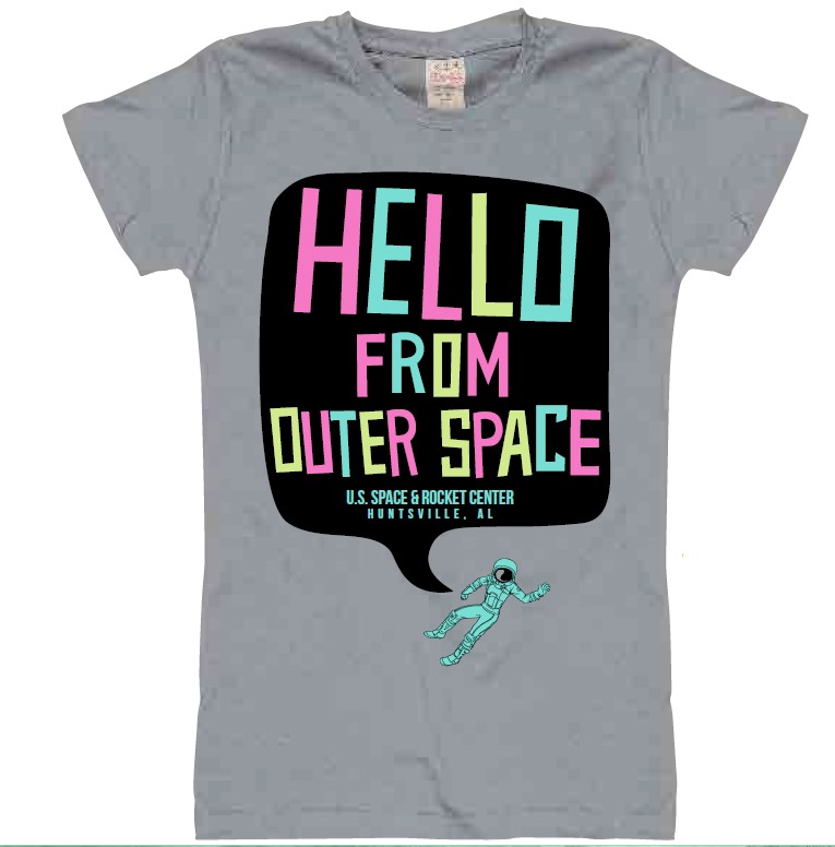 Hello from Outer Space T-Shirt,ROCKET CENTER,9498