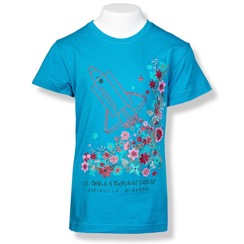 Shuttle Launch Girls Fashion T-Shirt,7904