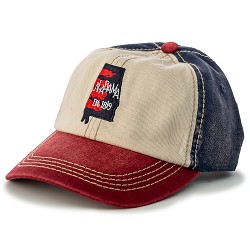 Watercolor State of Mind Triple Tone Color Blocked Hat
